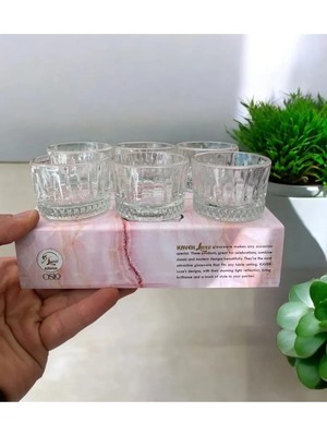 Handanca Oslo 6’lı Mini Kase Elysia Model Kahve Yanı Sunumluk/ Reçellik ( 6 Prç )