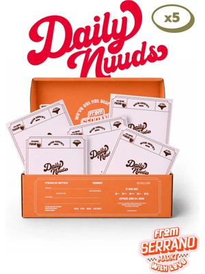 Daily Nuuds Günlük Kesim Kadın Iç Çamaşırı (Xs–xl Tek Beden) – Siyah (Bare Black) | 5’li Multipack