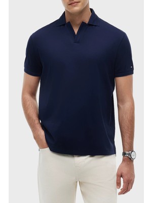 Tommy Hilfiger % 100 Pamuk Regular Fit Polo Yaka T Shirt Erkek Polo Yaka T Shirt MW0MW42745 Dcc