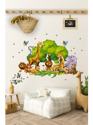 Esa Kids Odanıza Doğanın Masalsı Dokunuşunu Katın! Esatoys Sevimli Orman Hayvanları Sticker Seti