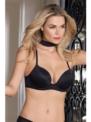 Tozlu Orkide Reina Sihirli Kadın Sütyen Siyah Renk Dikişsiz Rahatlık ve Nefes Alabilir Yapı