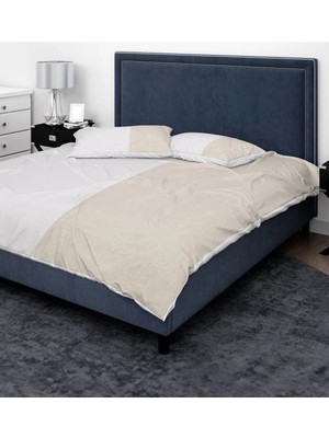 Koza Home Pure Ekru Krem El Işi Nevresim Takımı 200X220 4701