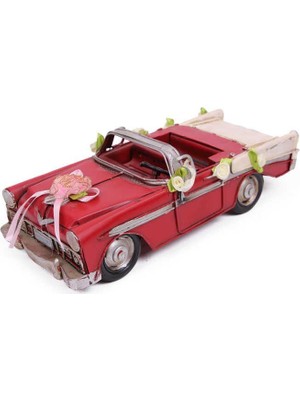 Aydogan's Dekoratif Metal Araba Üstü Açık Vintage Biblo Hediyelik