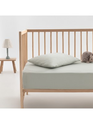 Yataş Mini Softy Bebek %100 Pamuk Lastikli Çarşaf - Adaçayı