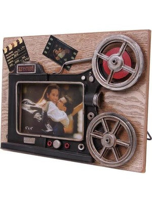 Aydogan's Dekoratif Metal Çerçeve Sinema Temalı Vintage Ev Ofis Hediyelik