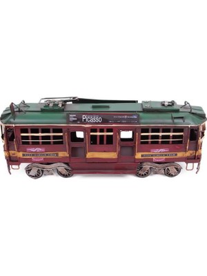 Aydogan's Dekoratif Metal Piccaso Treni Vintage Biblo Hediyelik