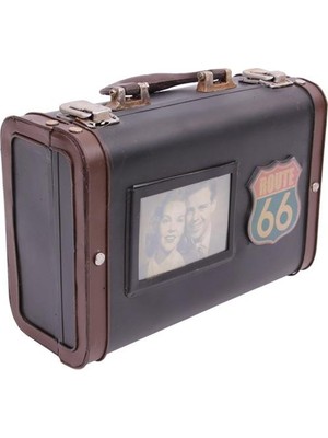 Aydogan's Dekoratif Metal Bavul Çerçeveli Vintage Hediyelik