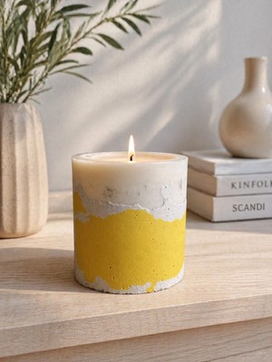 Betonique Stone Beton Kütük Mum