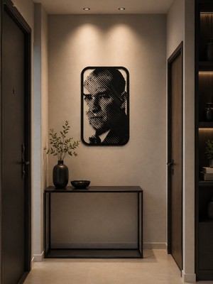 Metal Atatürk Tablosu