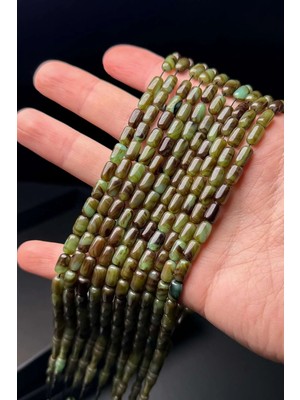 Tesbihkenti Ideal Boy Akıcı Çekim Yeşil Tonlar Sıkma Kehribar Tesbih