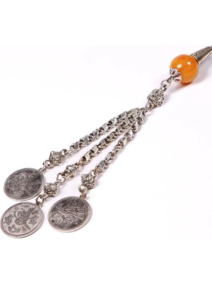 Tesbihkenti El Dolduran Iri Taneler Özel Tasarım Sıkma Kehribar Tesbih