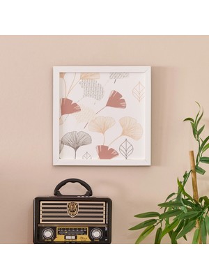 Matmel Deco Melagne Tablo - Somon - 30X30 cm