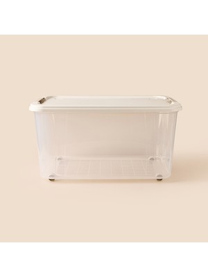 Simple Living Living Agata Organizer Kutu - Şeffaf - 50 Lt