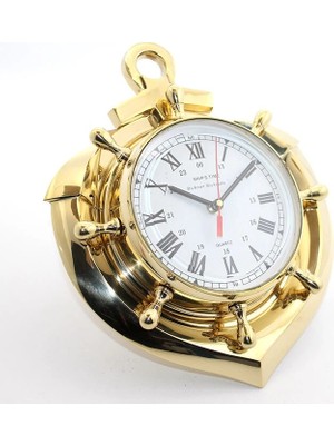 Luord-Store Pirinç Çapa Tasarımlı Dümenli Saat 2080