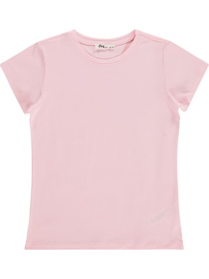 Civil Girls Basic 6-9 Yaş Tişört - Pembe