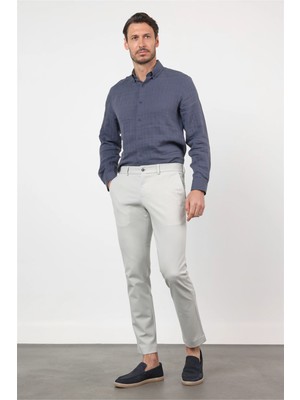 İmza Taş Yan Cep Örme Slim Fit Esnek Jogger Pantolon 1003260173