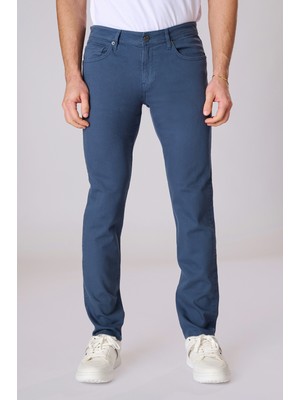 Twister Panama x 880 Likralı Dar Kesim Erkek Renkli Kot Pantolon Indigo