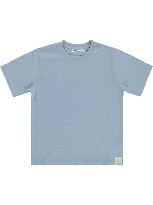 Civil Boys Basic Surf Etiketli 10-13 Yaş Tişört  - Mavi