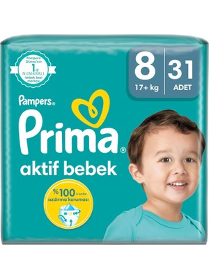 Dora Shopping Bebek Bezi Aktif Bebek 8 Beden 31 Adet Fırsat Paketi