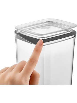 Dora Shopping Sude Kare Saklama Kabı, 5' Set (1700 ML+1200 ML+1000ML+700ML+350 Ml)