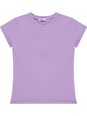 Civil Girls Basic 10-13 Yaş Tişört - Lila