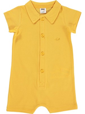 Civil Baby Yelken Baskılı 6-18 Ay Tulum - Hardal