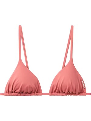 Calvin Klein Kadın Pembe Üçgen Bikini Üstü LV00Q62697