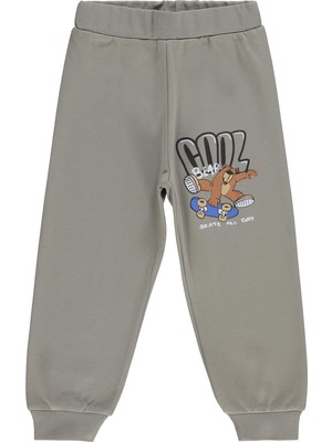 Civil Boys Cool Baskılı 2-5 Yaş Eşofman Altı Km - Gri