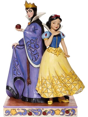Dora Shopping Enesco Shore Traditions Pamuk Prenses & Kötü Kraliçe Figürü 8008067, 21 Cm, Çok