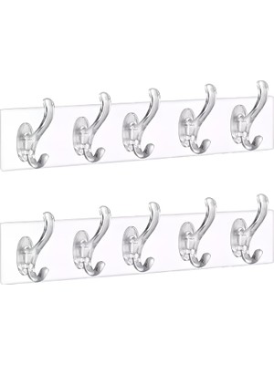 Dora Shopping 2 Adet 5 Kendinden Yapışkanlı Şeffaf Askı MIT1013