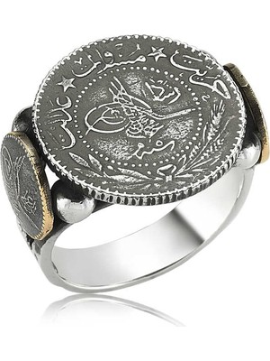 DMR Elegance Gümüş Çizgi Desenli Rodyum Alyans