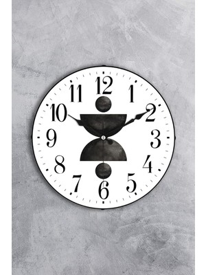 Dora Shopping 36 cm Gerçek Bombe Akar Saniye Sessiz Mekanizma Dekoratif Saati Nss