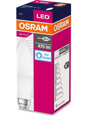 Dora Shopping 10'lu Mum Clb 40 5W 470 Lümen 6500 Kelvin Işık E14 Duy Ampul