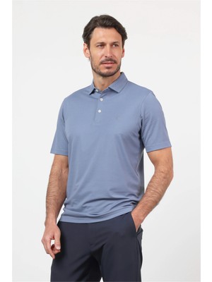 İmza İtalyan Yaka Kısa Kol Cepsiz Comfort Fit Esnek Tişört 1011260156
