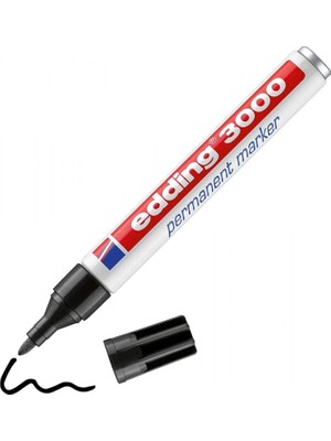Edding Permanent Markör Yuvarlak Uç Siyah ED-3000