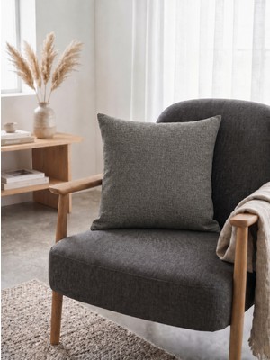 Ravello Home Premuım Özel Seri Palmiye Desen Çift Taraflı Kırlent Kılıfı