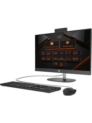 Hp Proone 240 G10 Ultra 5 125U 48GB 512GB SSD 23.8" Fhd Freedos All In One Pc D1GD0ET 003