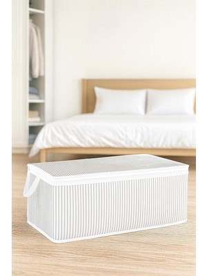 Dora Shopping Tela Kumaş Yorgan Yastık Kıyafet Hurcu Düzenleyici (50 x 30 x 20)