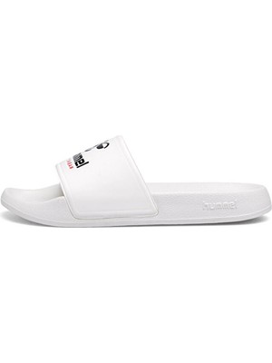 Hummel Ada Slıpper Beyaz Siyah Erkek Terlik 900908-9124