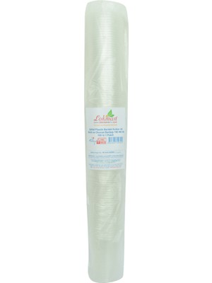 Lokmanavm Şeffaf Plastik Bardak 180 ml Kullan At Sebil ve Otomat Bardağı 100'lü Paket