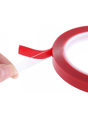 Popüler Sepet Çift Taraflı Şeffaf Akrilik Silikon Bant 20MM x 5 Metre