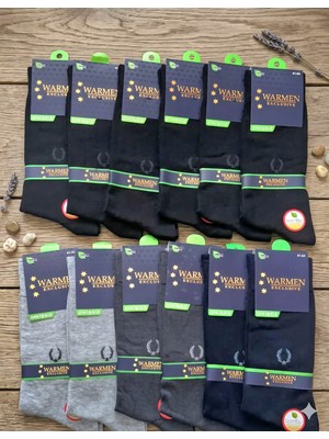 Warmen; Bambu Erkek Soket Çorap; Yazlık ; Dikişsiz/soft Yıkama/kokulu 41-44 ; Asorti Setler