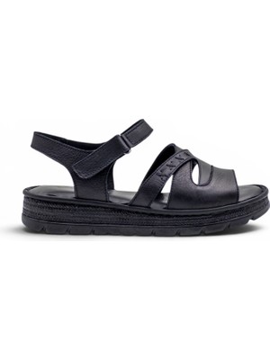 Voyager Z646 Hakiki Deri Kadın Sandalet