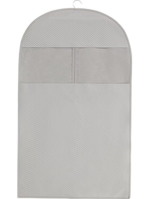 Dora Shopping Gri Balıksırtı Elbise Kılıfı 60 x 100 cm