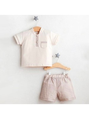 Butik Erkek Bebek %100 Pamuklu Alt - Üst 2'li Takım