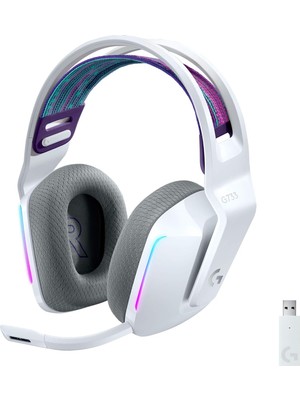 Dora Shopping G G733 Lıghtspeed Kablosuz Kulak Üstü Oyuncu Kulaklığı, Lıghtspeed Rgb, Voice Mikrofon, Askılı Kafa