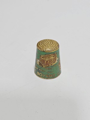 Hasyılmaz Antika Cloisonne Emaye Yüksük 24,30X19,90MM 033