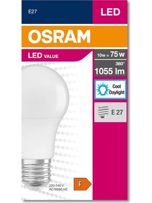 Dora Shopping Cla 75 10, 5W 1055 Lümen Işık E27 Duy Ampul [enerji Sınıfı A++]