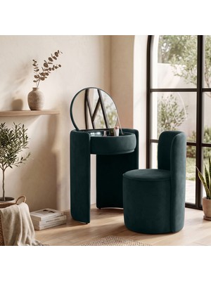 Eymense Lady Puflu Makyaj Standı Yeşil