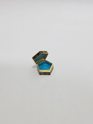 Hasyılmaz Antika Cloisonne Minyatür Kutu 3,6x3,3cm 088